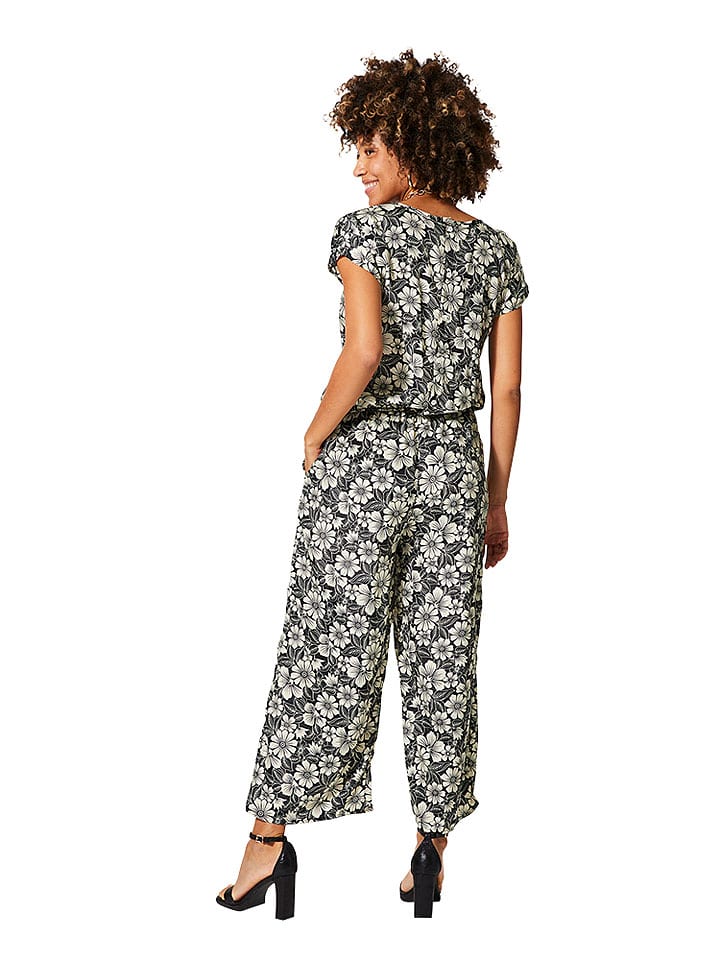 Aller Simplement Jumpsuit in Schwarz/ Weiß günstig kaufen 34-40