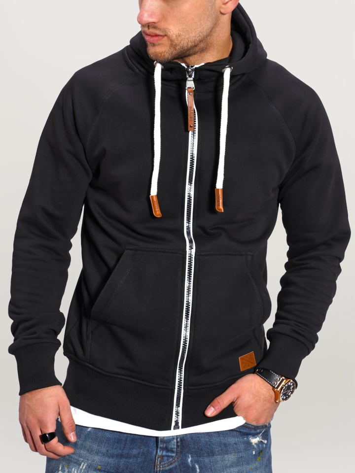 behype Sweatjacke BHTANSER in schwarz günstig kaufen
