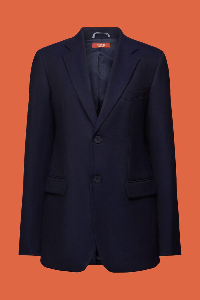 Oversize-Blazer aus Flanell