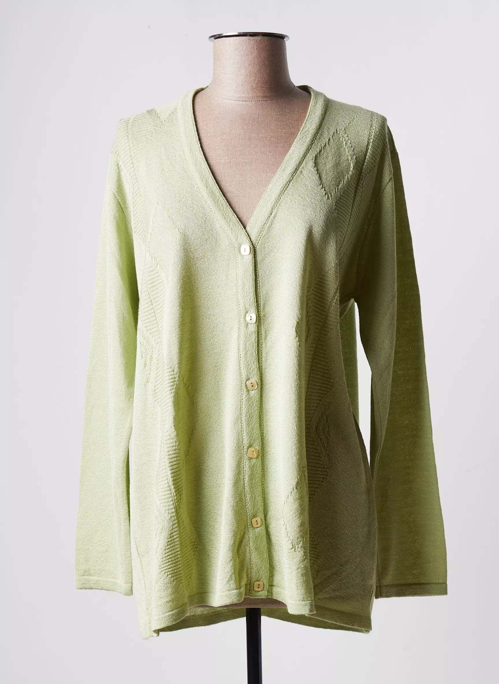 Alfakappa Cardigans Femme couleur vert