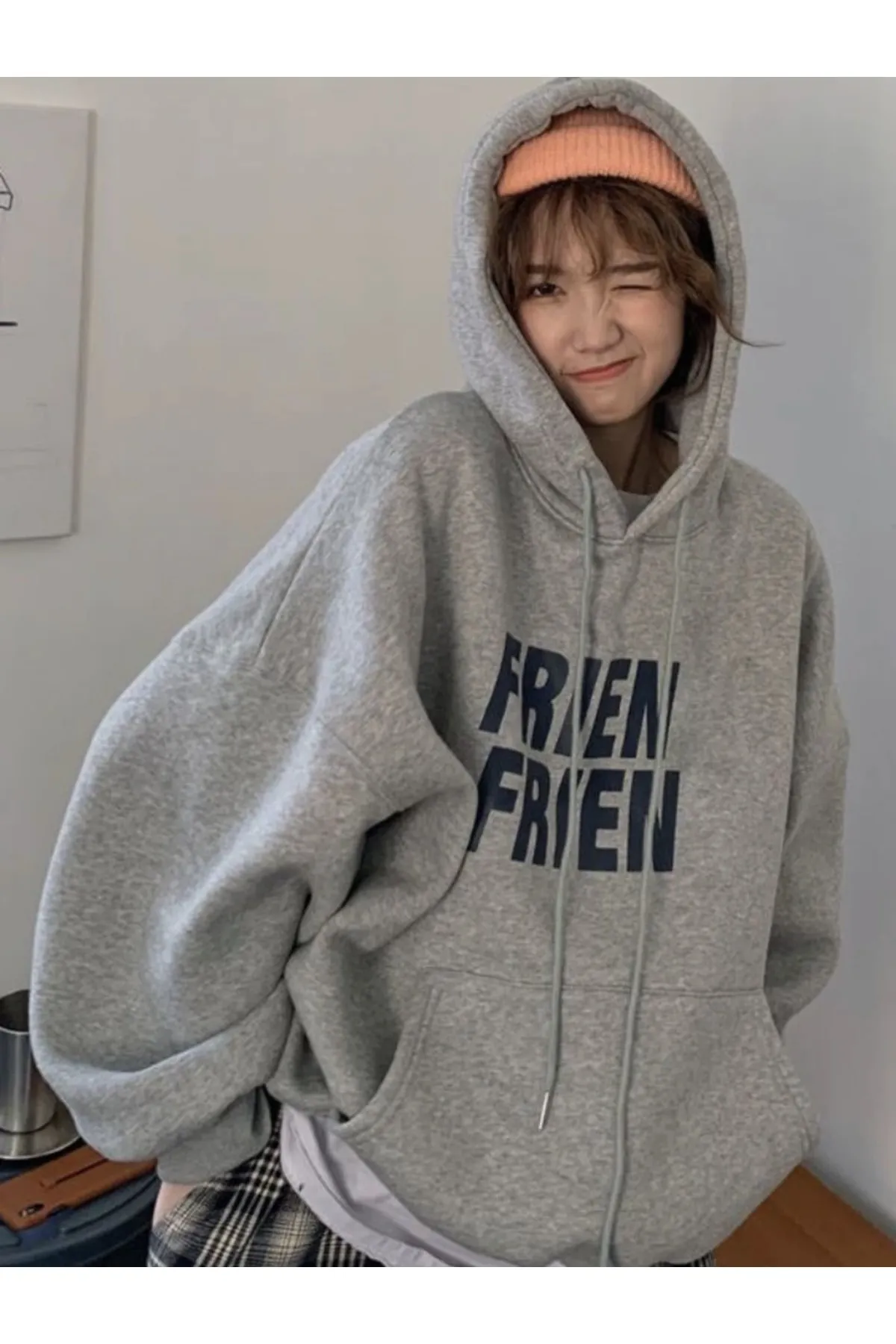 MOONBULL  Sweatshirt - Grau - Regular Fit