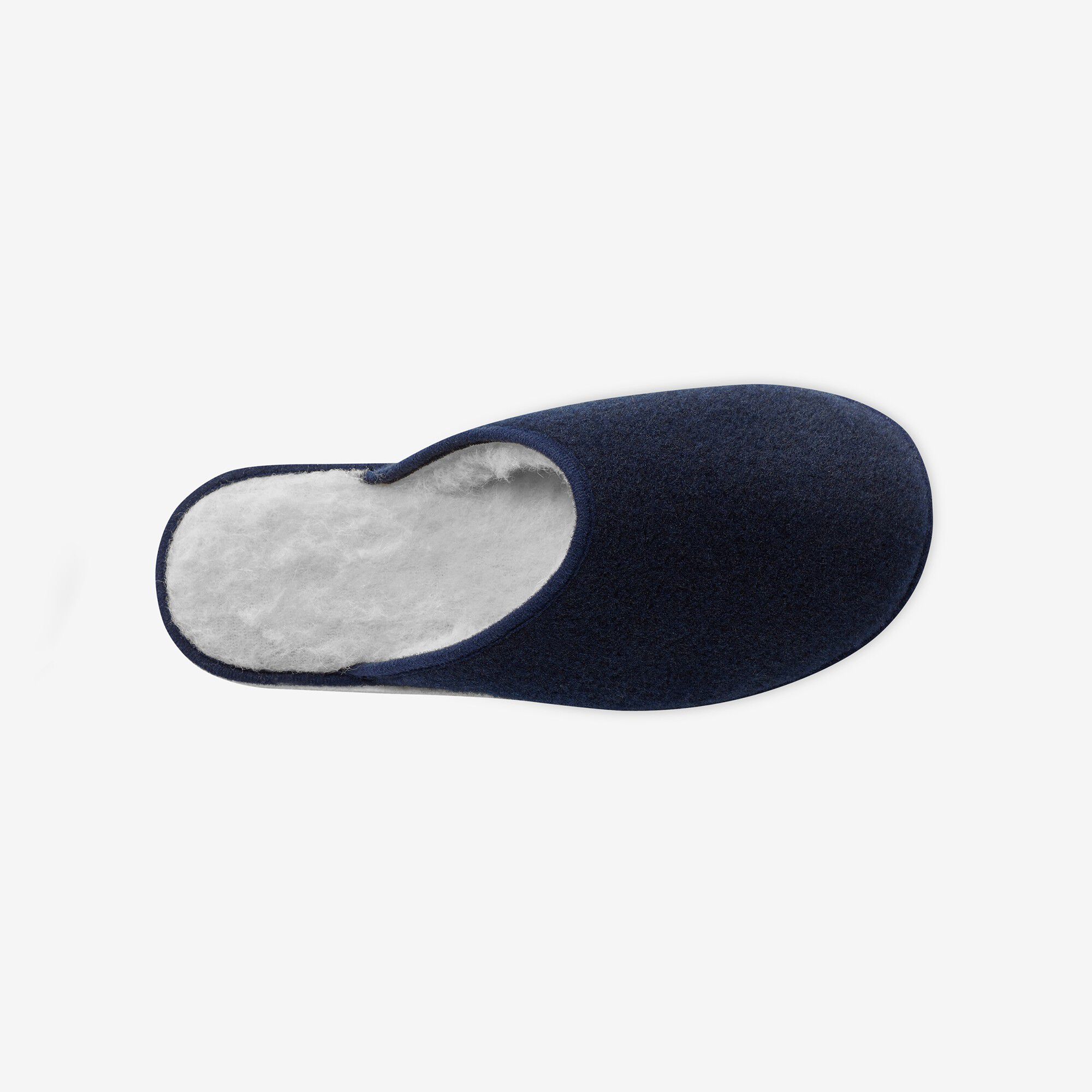 Mules homme silencieuses fourrées laine