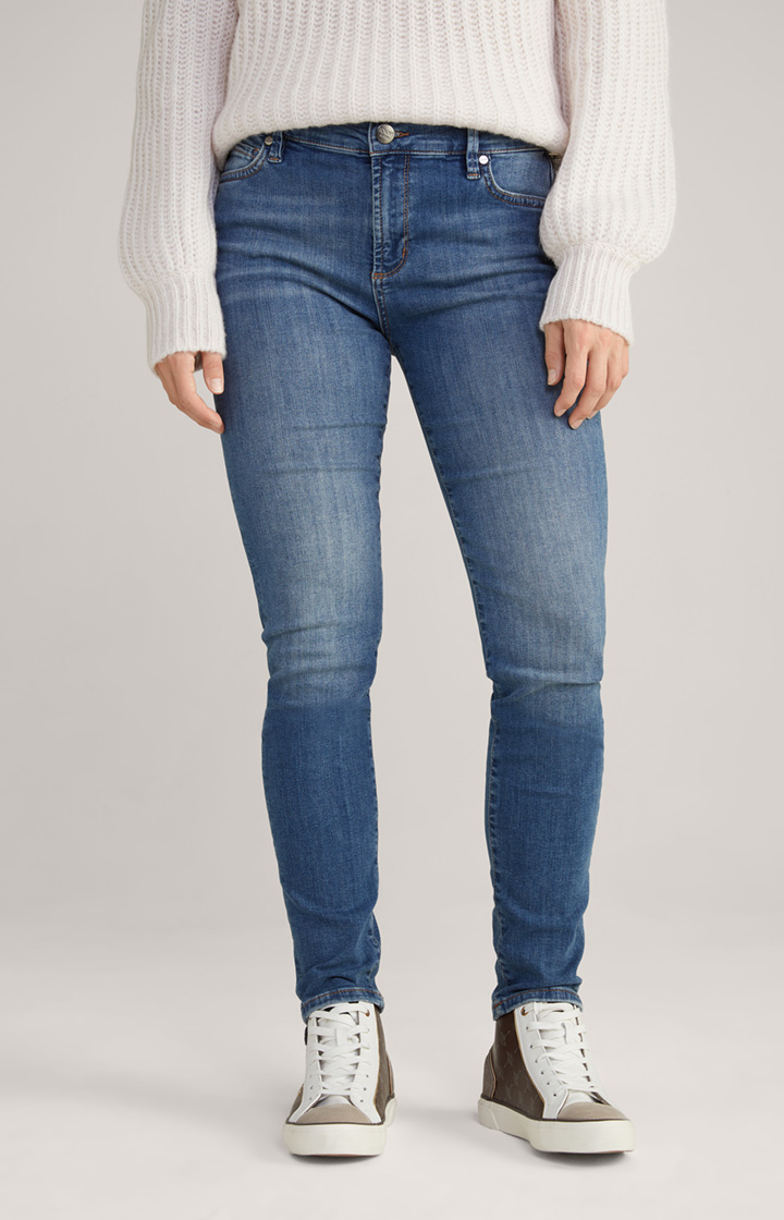Slim-Jeans Sol in Medium Blue Washed