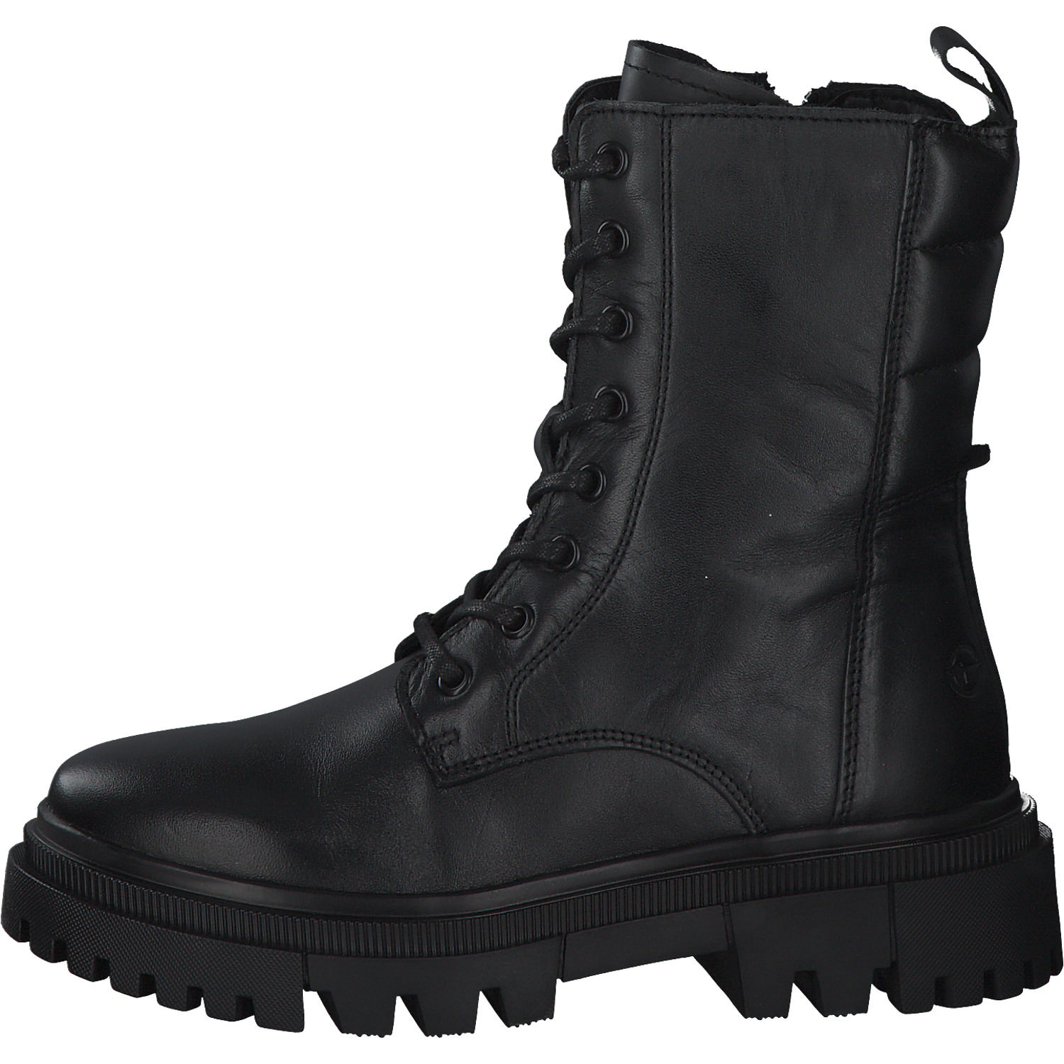 Tamaris 25844, Schnürstiefeletten, Damen, BLACK LEATHER