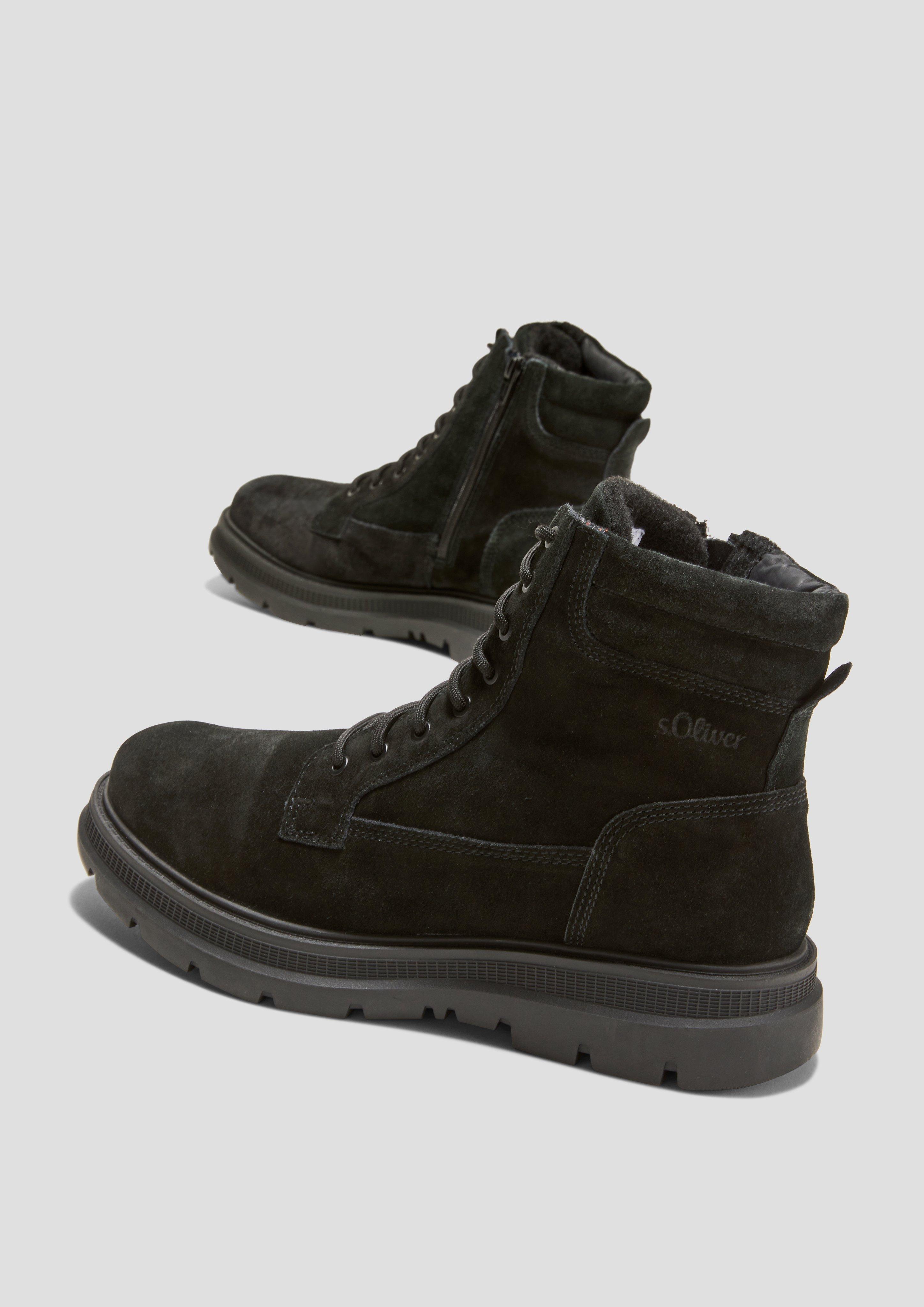 Gefütterte Boots aus Leder  6008612-001