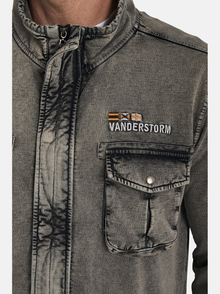 Jan Vanderstorm Sweatjacke GANGOLF in dunkelgrau günstig kaufen