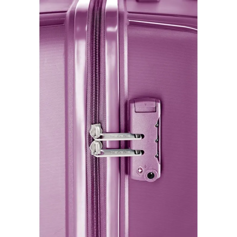 Travelite VAKA Kofferset M\/L und Beautycase - purple