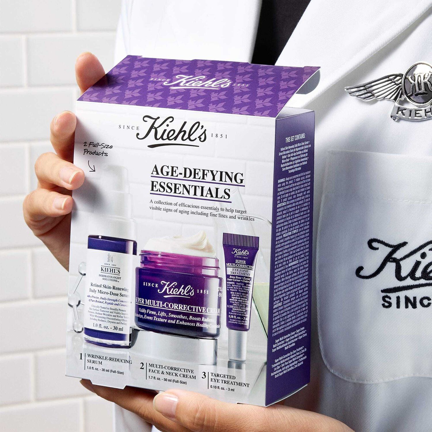kiehl's Age-Defying Essentials Coffret Trio Expert Anti-Age