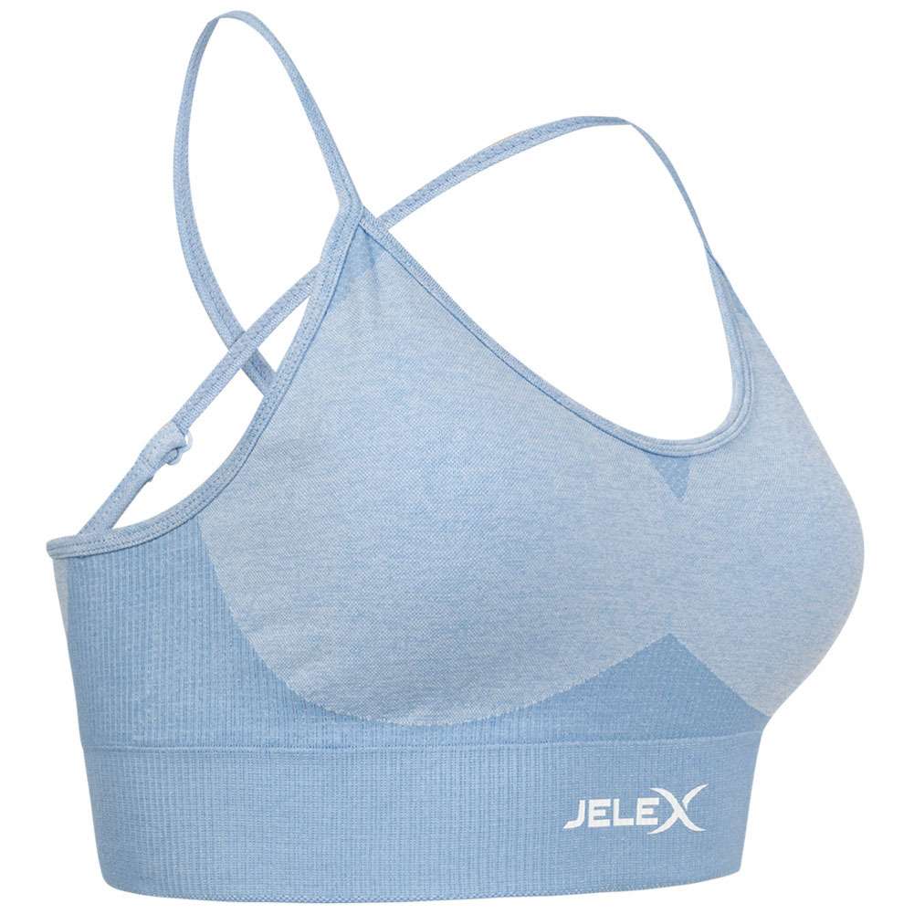 JELEX Angelina Damen Fitness BH blau