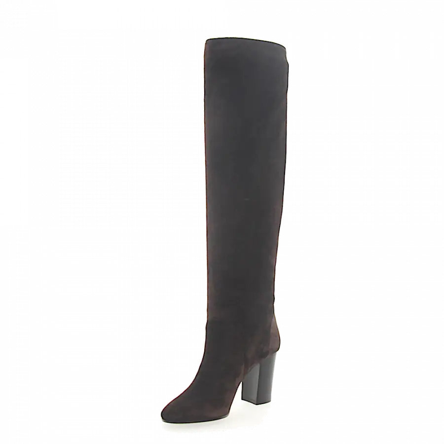 Lanvin - Stiefel Veloursleder braun - braun