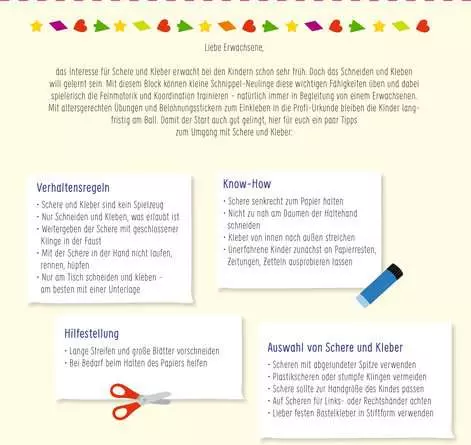Schnipp-Schnapp Schneiden lernen - Weihnachten