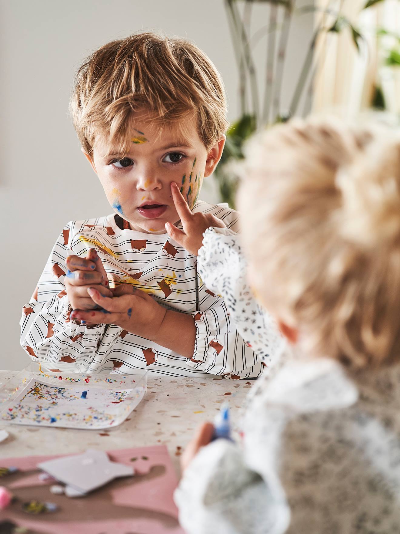 Vertbaudet Baby Ärmellätzchen - pudrig rosa