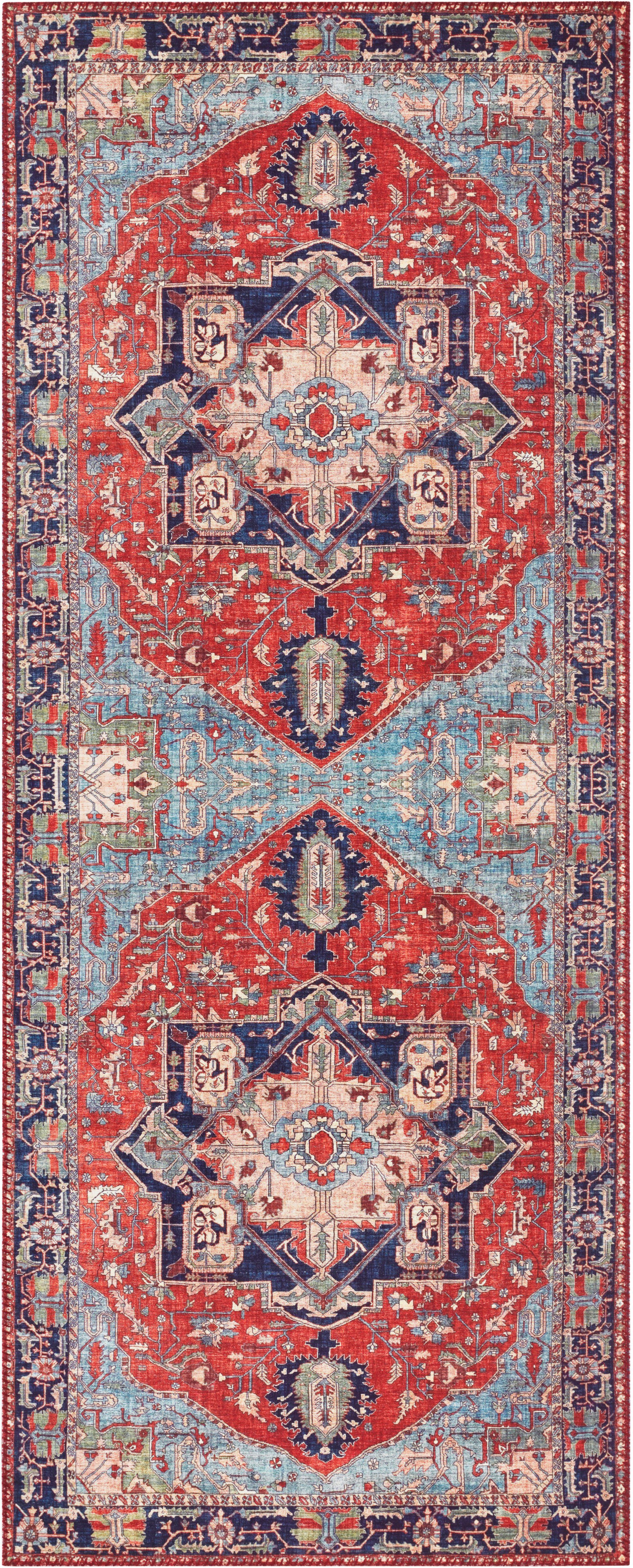 Läufer Hamadan, ELLE DECORATION, rechteckig, Höhe: 5 mm, Orientalisch, Orient, Kurzflor, Wohnzimmer, Schlafzimmer, Esszimmer