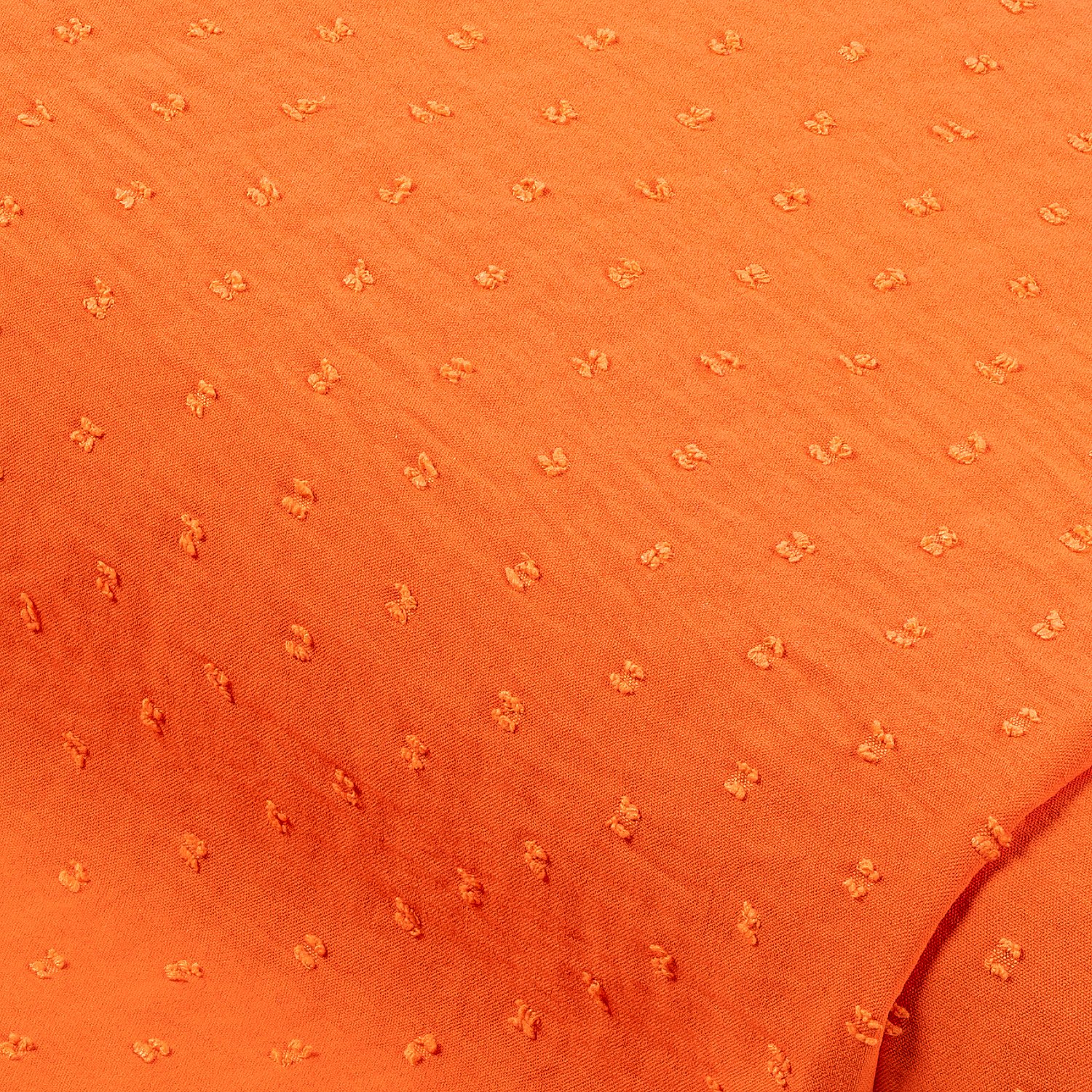 Struktur-Blusenstoff mit Noppen, orange