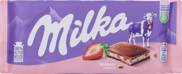 Milka Tafel Erdbeer-Joghurt