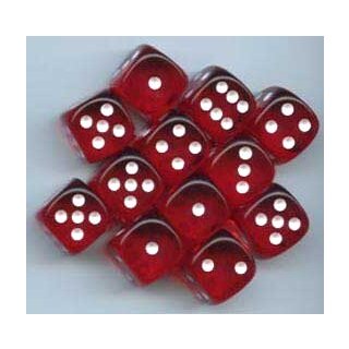 Red-white 12xW6 16mm (transparent)