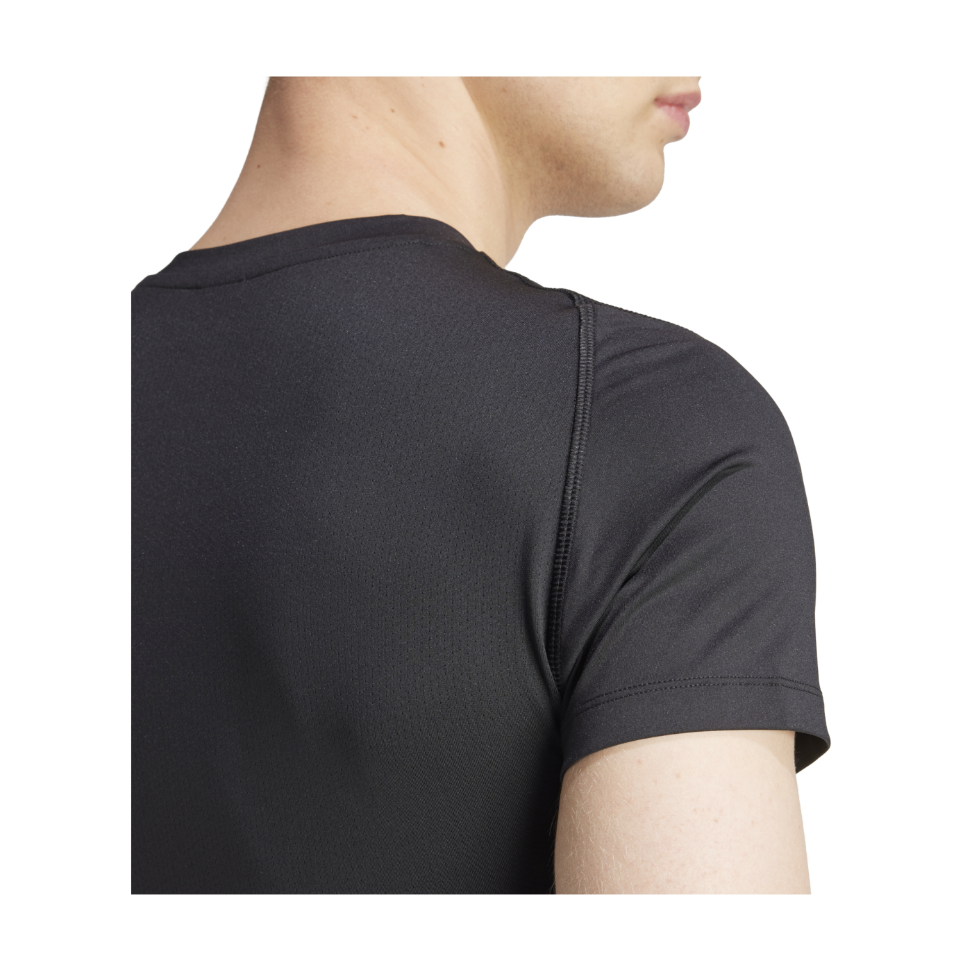 adidas Techfit Aeroready T-Shirt Schwarz
