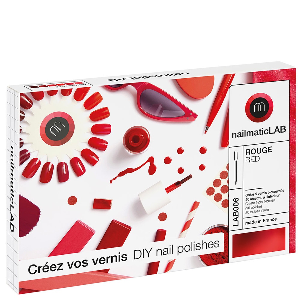 nailmatic Coffret nailmatic LAB coffret DIY- 5 flacons - ROUGE