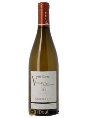 Viré-Clessé Rendez-vous de Septembre Rijckaert  2021 - Lot de 1 Bouteille