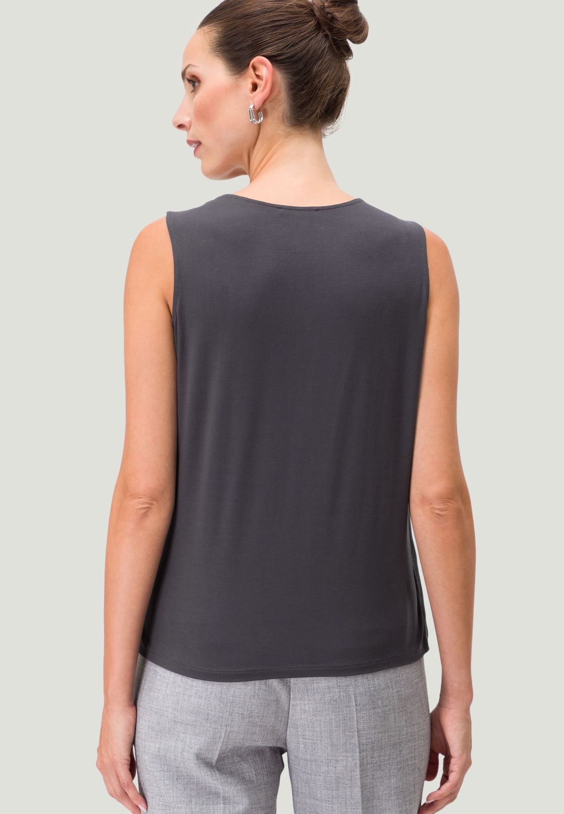 Chiffon Top mit Falten