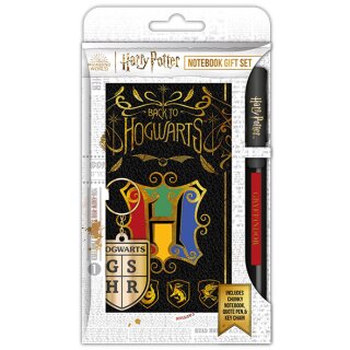Harry Potter Notizbuch Geschenke-Set Colourful Crest
