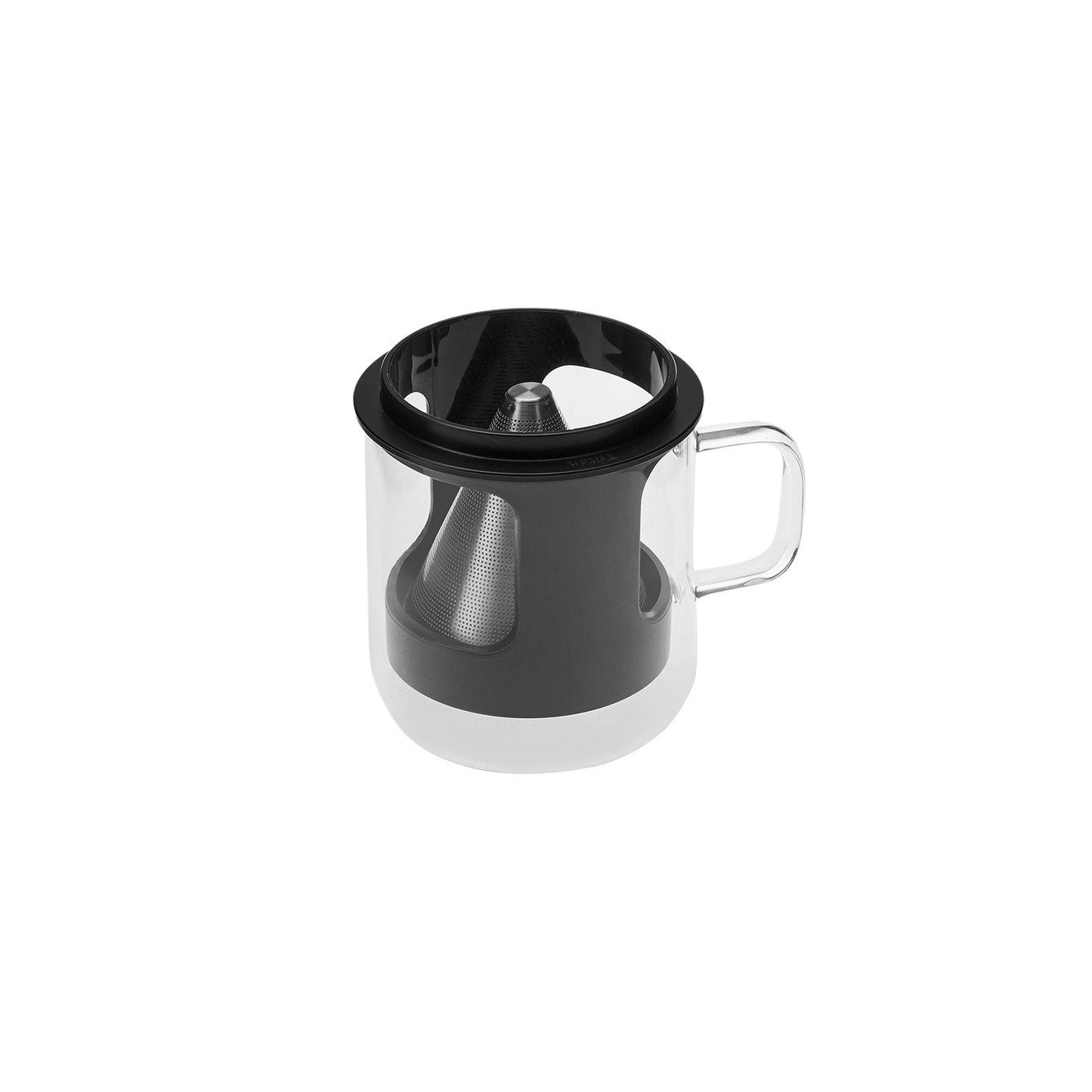 Karaca Espressomaschine Brewy Coffe Dripper Tasse 300 ml, Tasse Mit Henkel, Modernes
