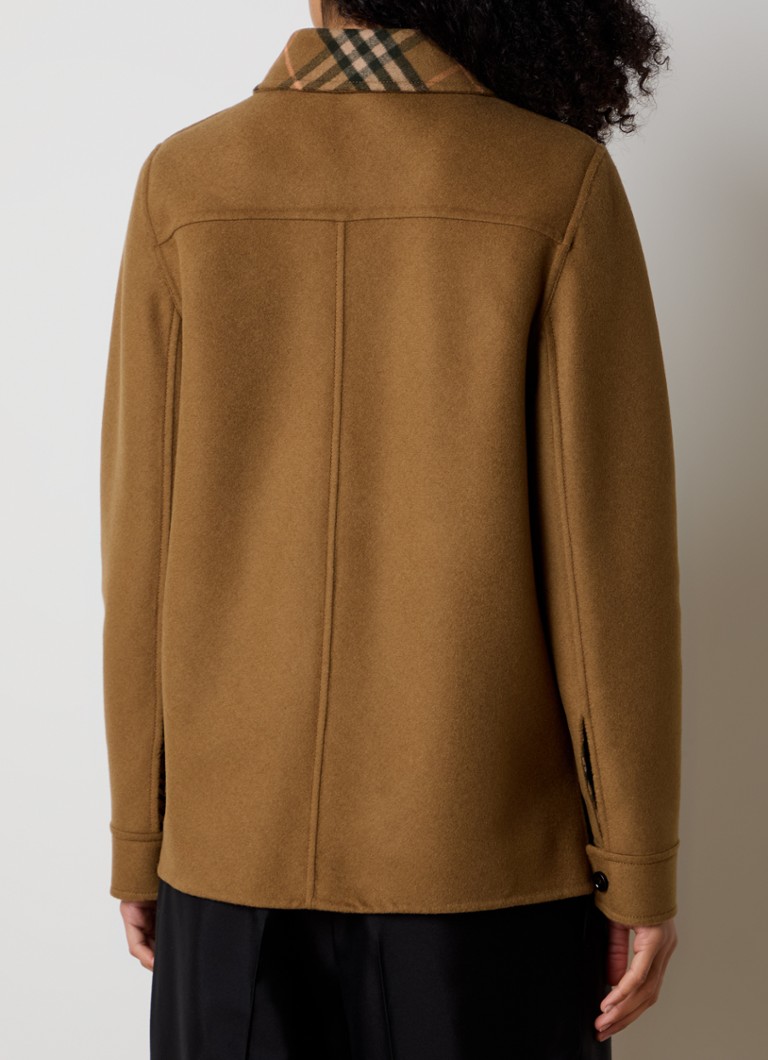 Burberry wool coat with breast pocket