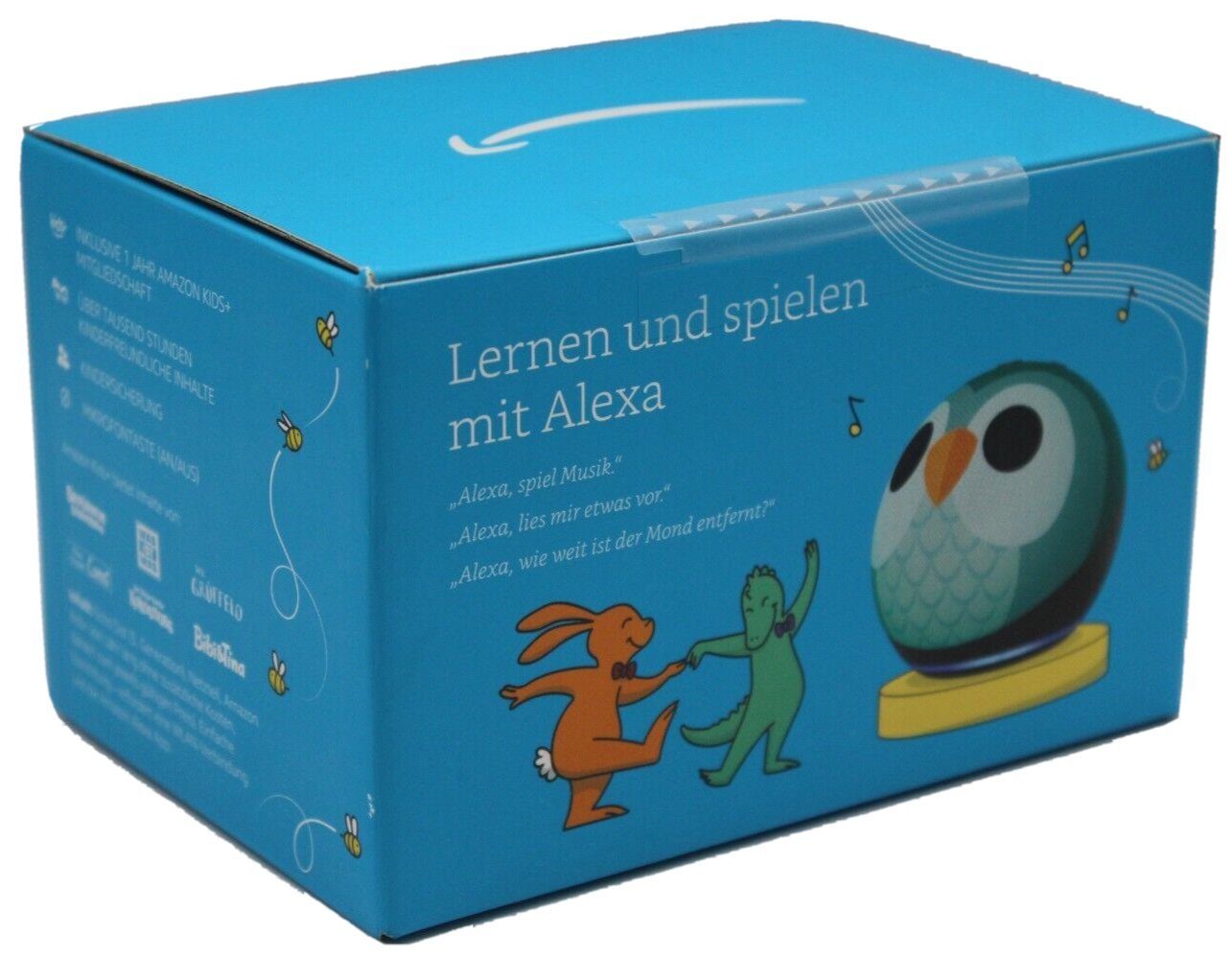 Amazon Echo Dot Kids 5. Generation Eulen Design 2022 Lautsprecher Smart Speaker (Bluetooth, WLAN (WiFi), Alexa, hervorragende Klangqualität, Kindergerecht)