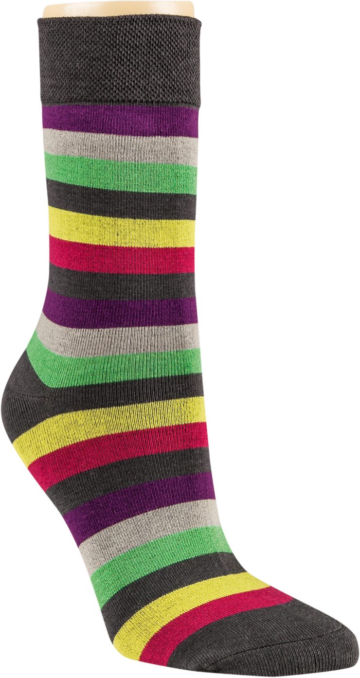 RS Harmony Basicsocken Bambus Viskose Socken Ringel 2 Softrand ohne Gummi Damen (3 Paar)
