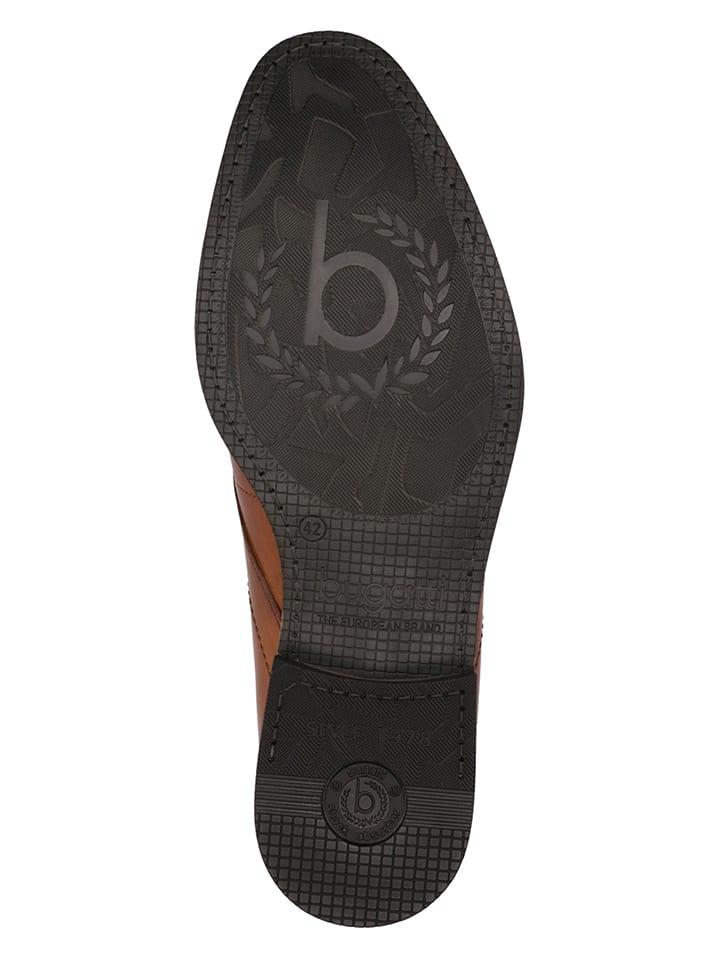 Bugatti Leder-Schnürschuhe 
