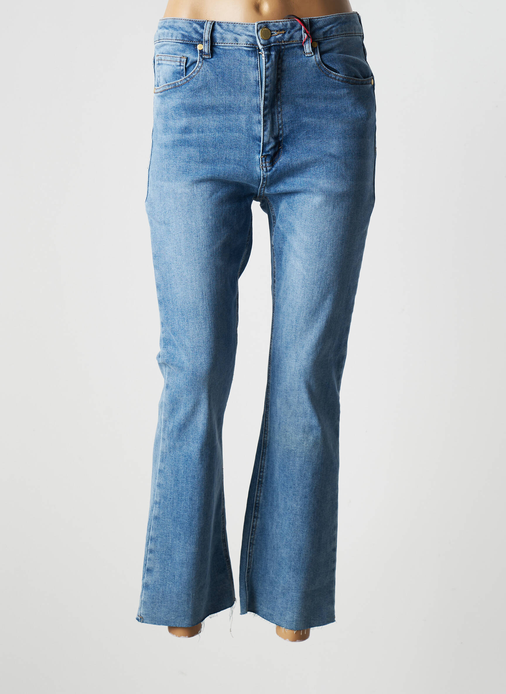 La Petite Etoile Jeans Bootcut Femme couleur bleu