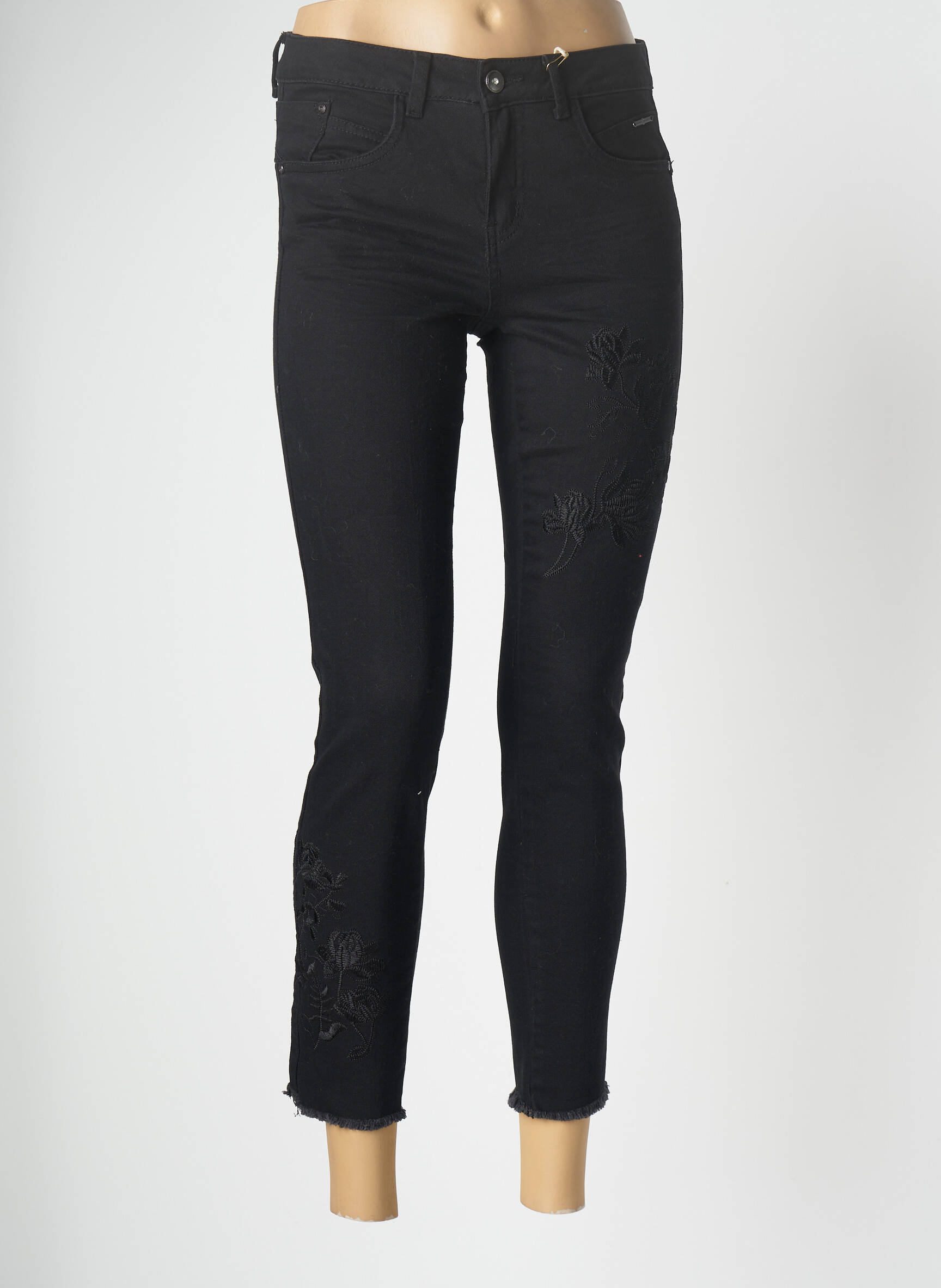 Cream Jeans Coupe Slim Femme couleur noir