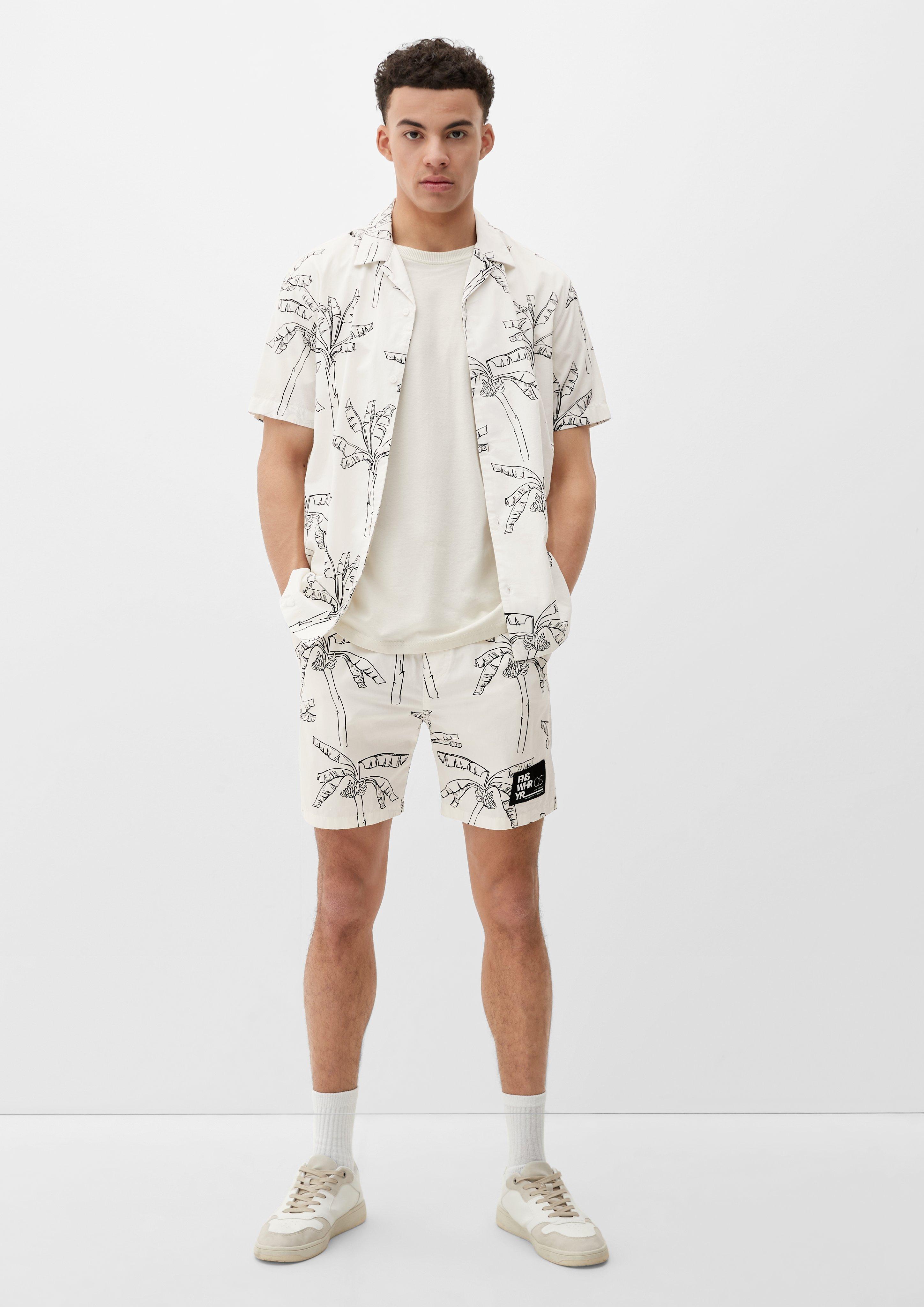 Relaxed: Hemd aus Viskosemix  2131050-80A0