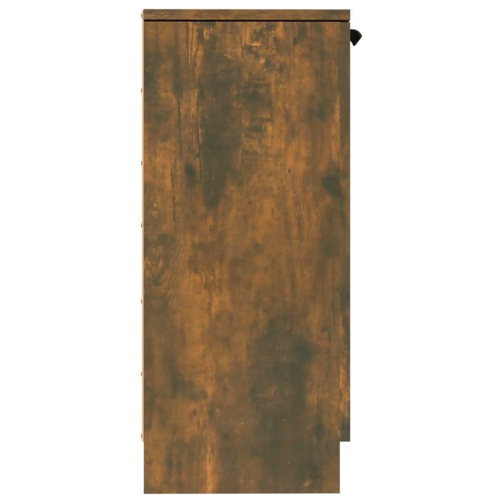 vidaXL Anrichte Sideboard Räuchereiche 30x30x70 cm Holzwerkstoff