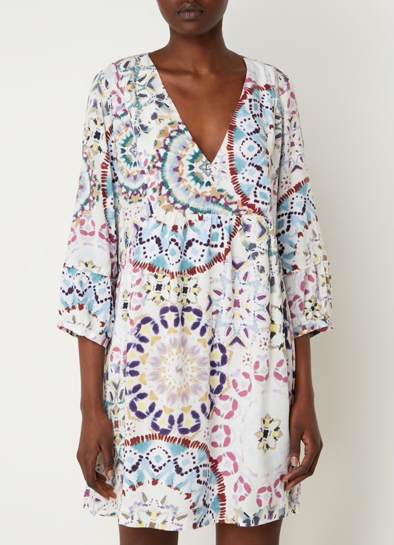 Vestido túnica corto Lorenza de ba&sh con estampado