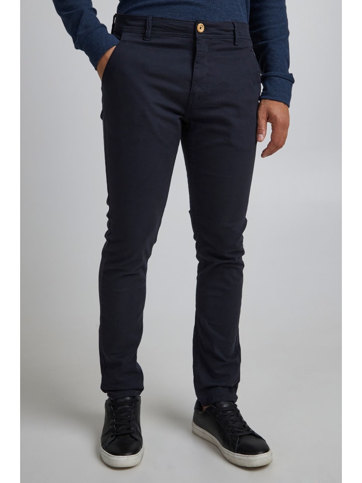 BLEND Chinohose BHNATAN pants - 20703472  Chinohose Slim Fit mit Gürtelschlaufen in Blau günstig kaufen