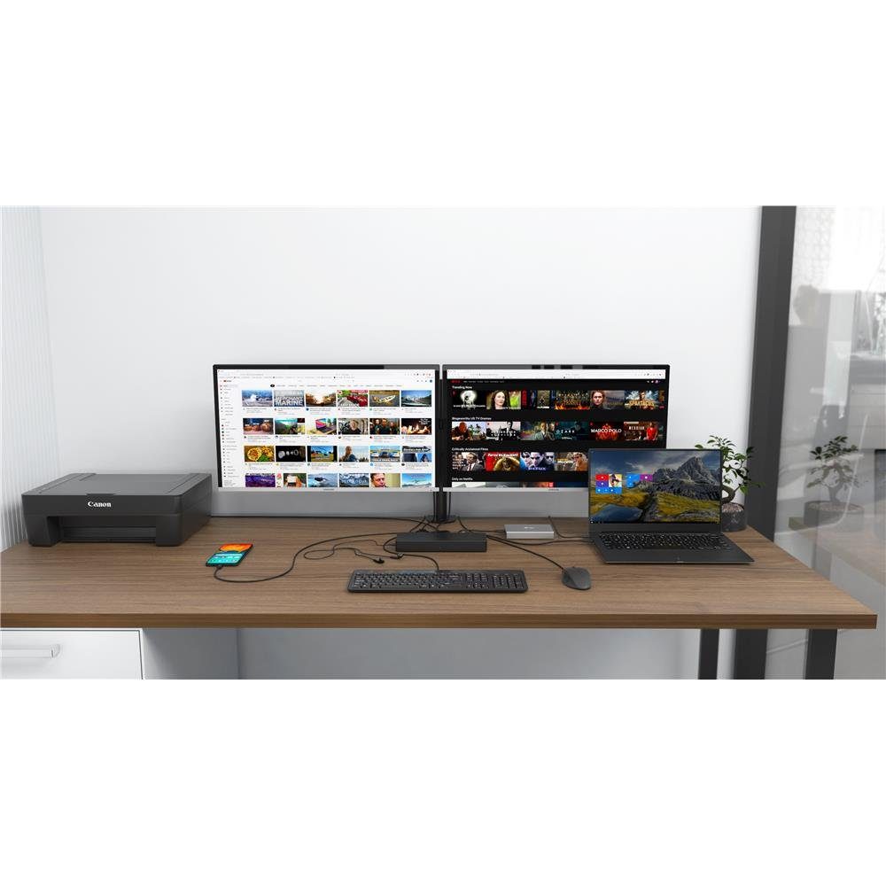 I-TEC Laptop-Dockingstation USB 3.0 / USB-C Dual Display Docking Station HDMI DVI + VGA