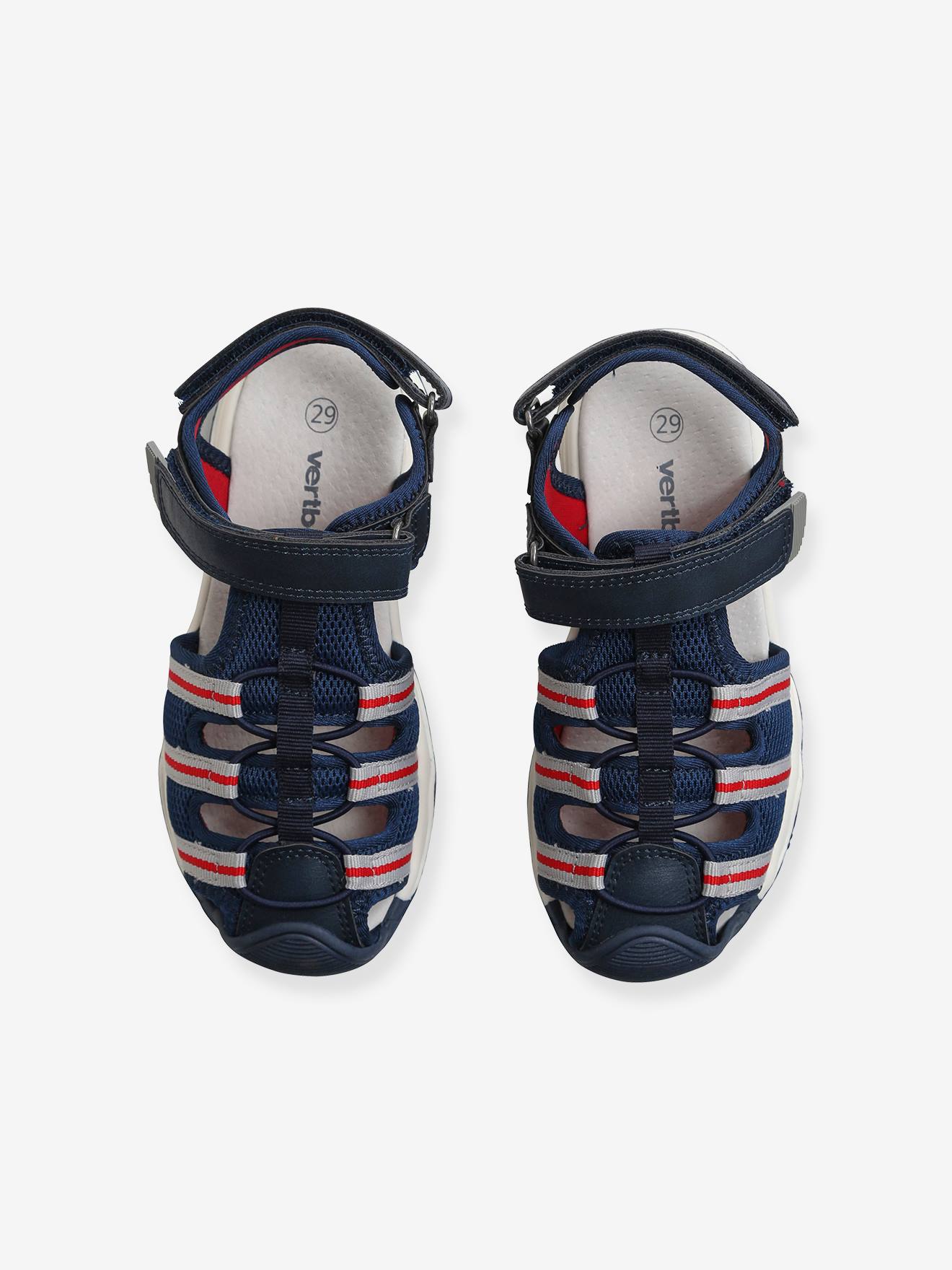 Vertbaudet Jungen Outdoor-Sandalen - grau