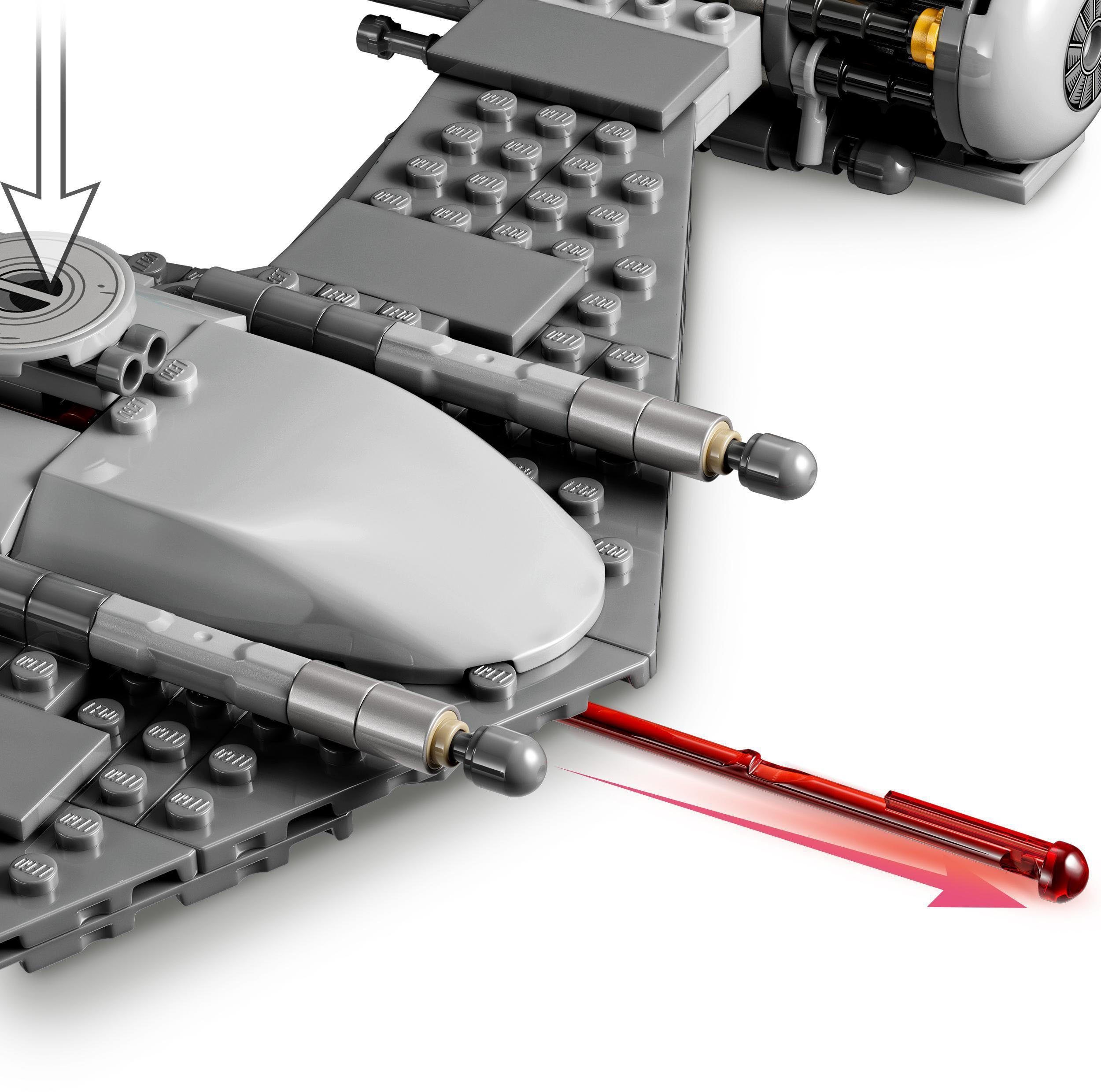 LEGO® Konstruktionsspielsteine Der N-1 Starfighter des Mandalorianers (75325), LEGO® Star Wars, (412 St)