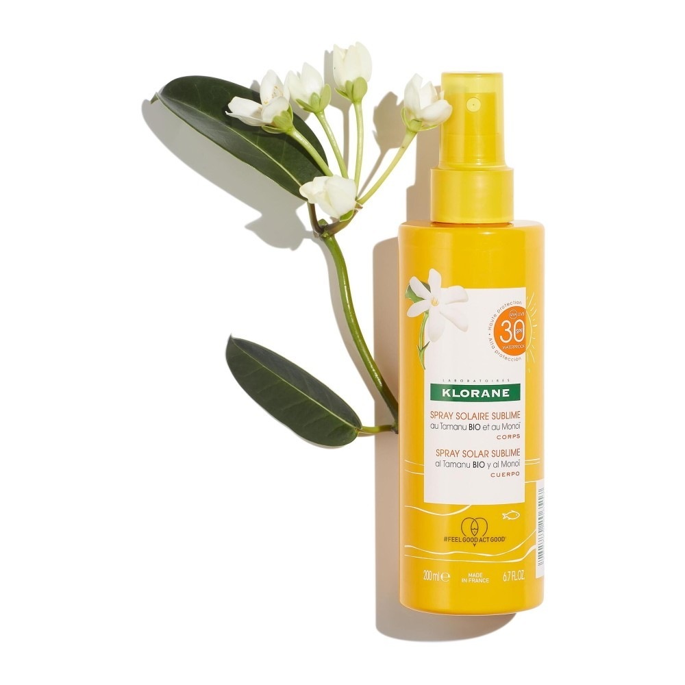 Klorane Sublime Sonnenspray LSF 30 mit Bio-Tamanu und Monoi