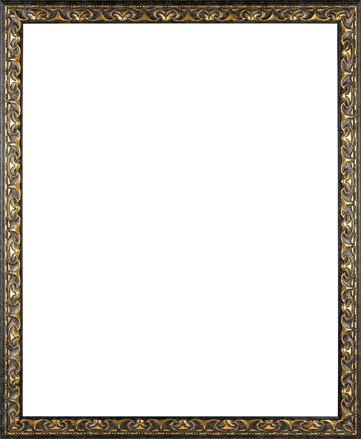 BIRAPA Einzelrahmen Bilderrahmen Mallorca, (1 Stück), 20x27 cm, Schwarz Gold, Holz