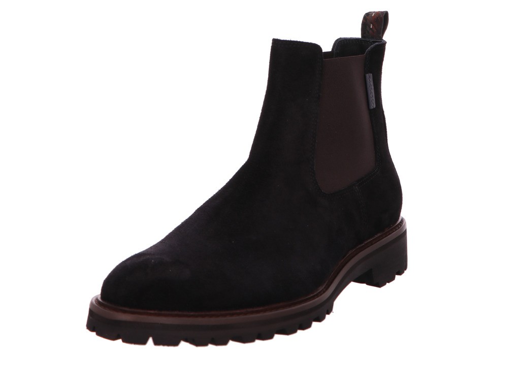 FLORIS VAN BOMMEL Stiefeletten schwarz Floris Casual Black Suede