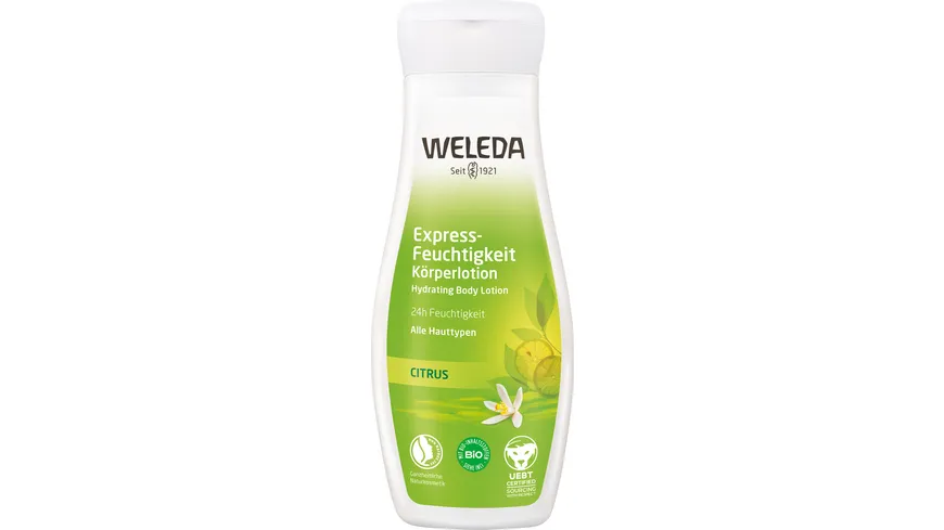 WELEDA CITRUS Express-Feuchtigkeit Körperlotion 200 ml