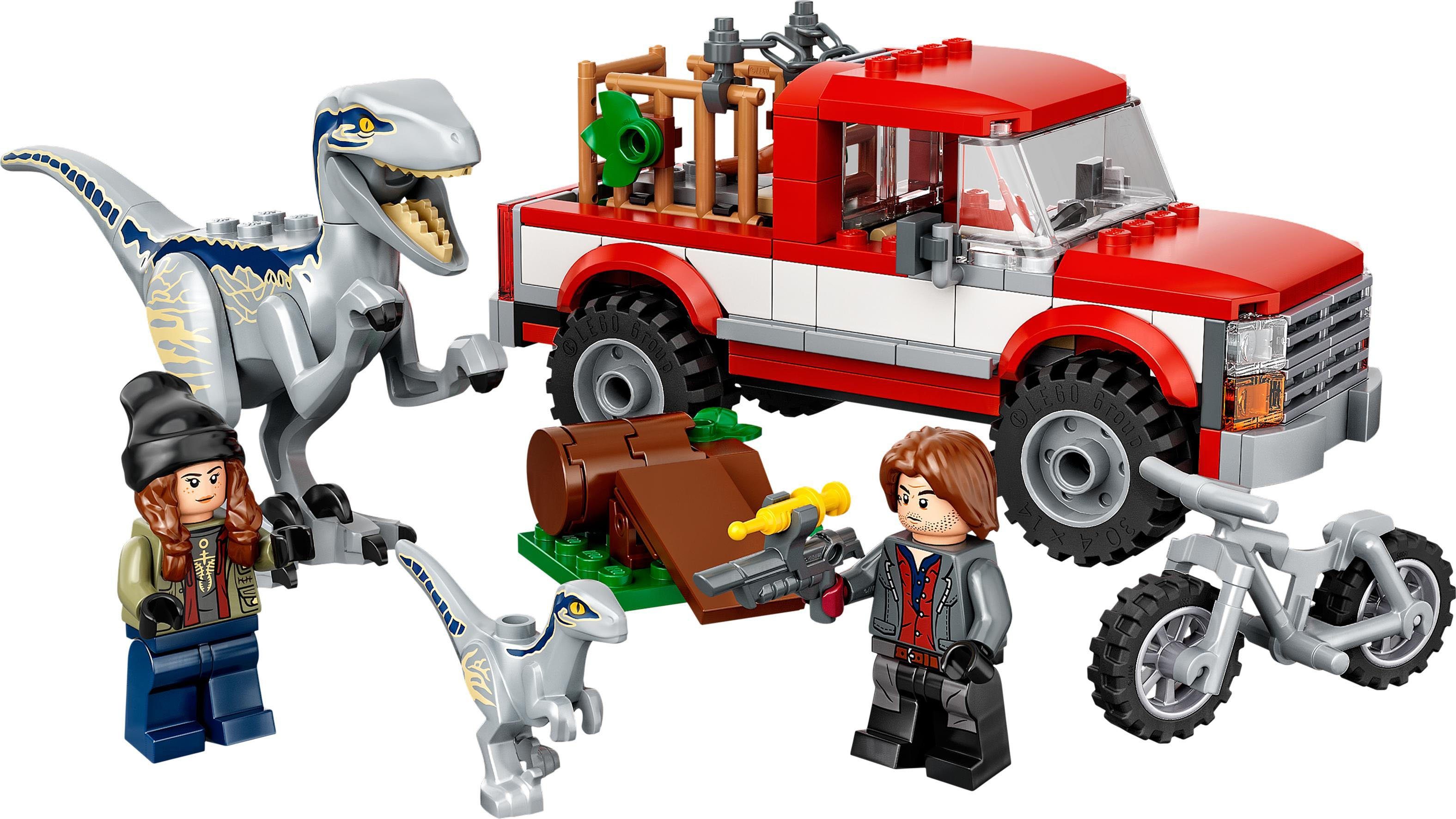 LEGO® Konstruktionsspielsteine Blue & Beta in der Velociraptor-Falle (76946), LEGO® Jurassic World, (181 St), Made in Europe