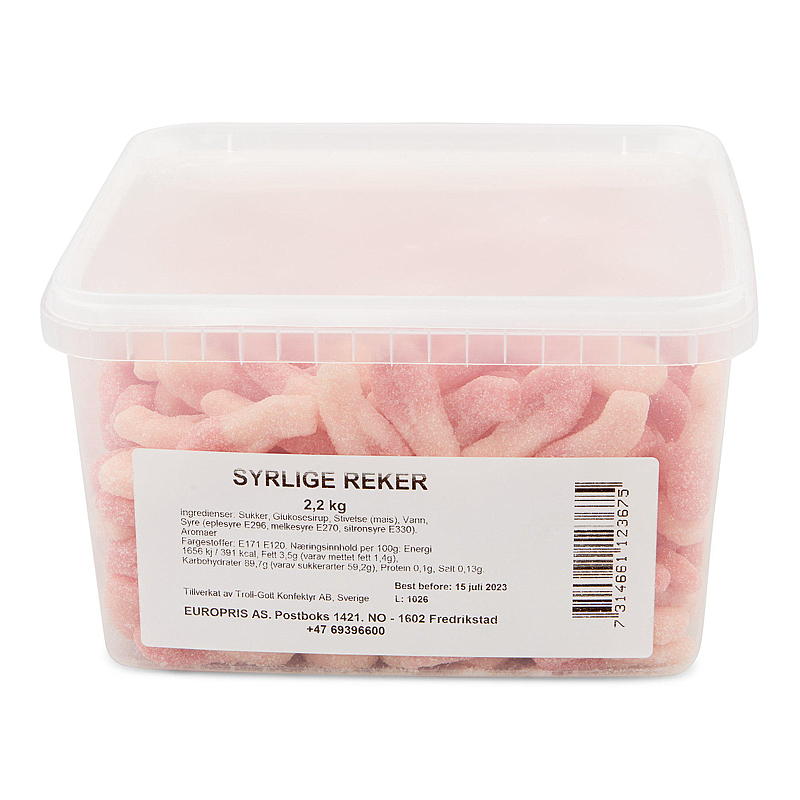 KnallGodt Reker syrlige 2,2 kg