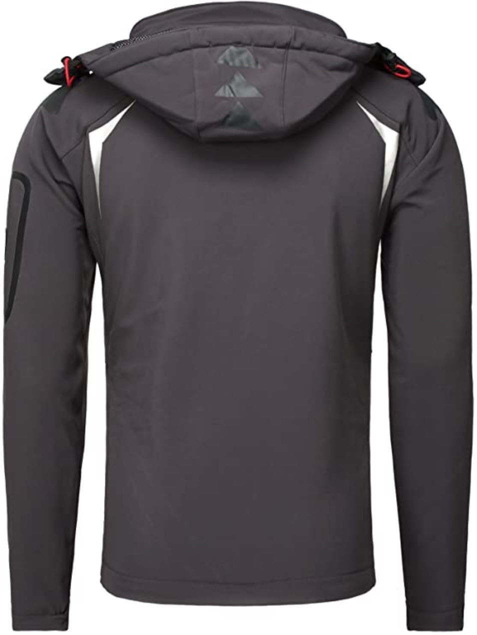 Geographical Norway Softshelljacke Herren Outdoor Jacke Techno Grau (Packung, 1-St) Mit Kaupuze