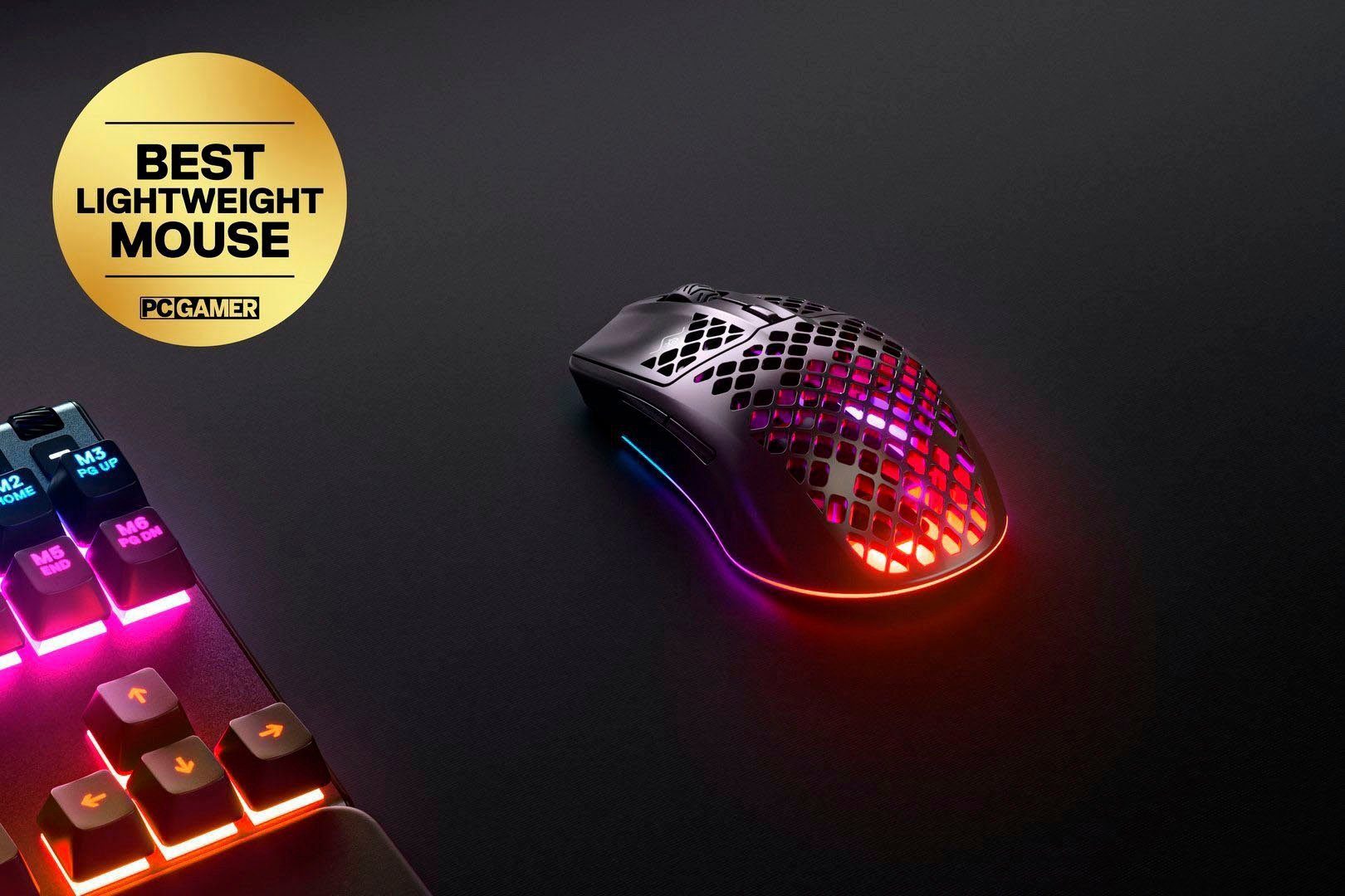 SteelSeries Aerox 3 Wireless Onyx + QcK medium Maus (Bluetooth, Funk)