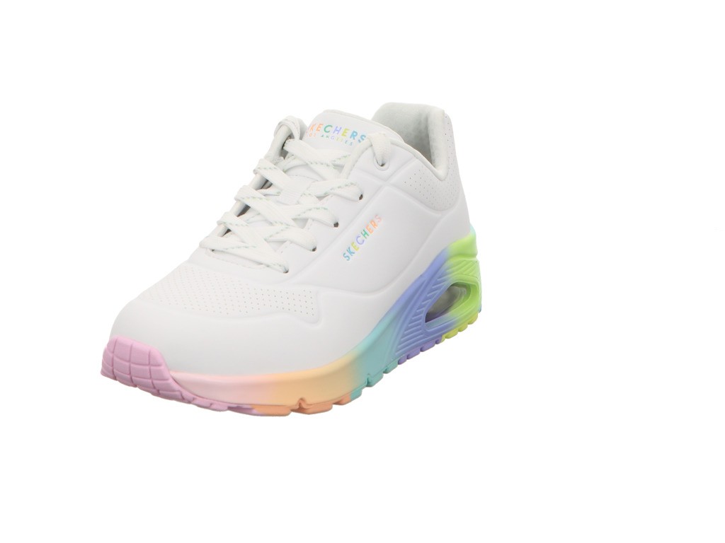 SKECHERS Freizeit Schnürer weiss