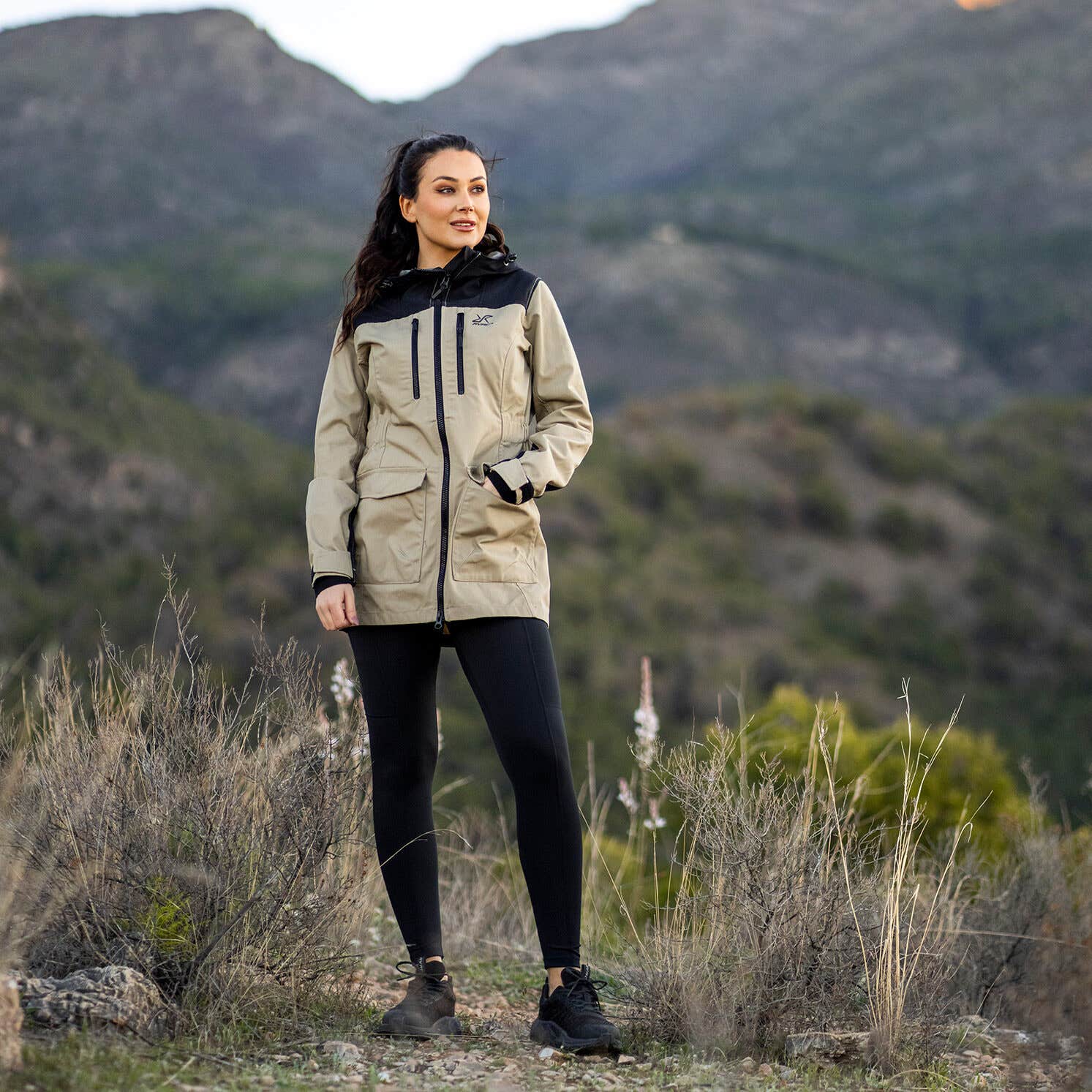 Outdoor Jacket Femme Khaki