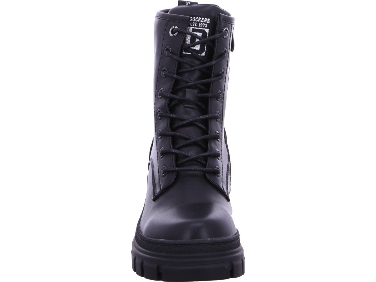 DOCKERS Winterstiefel schwarz